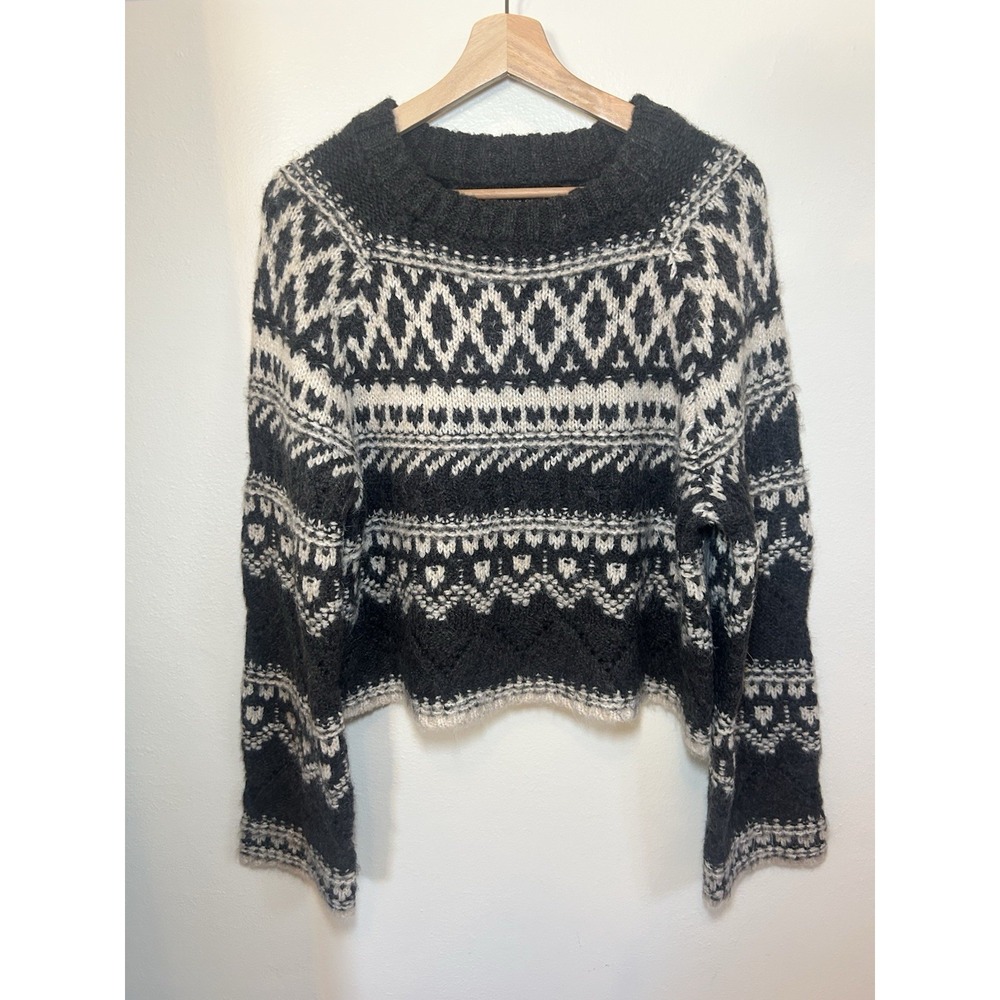 Sanctuary Crew Neck Fair Isle‎ Sweater Pullover - Picture 5 of 9